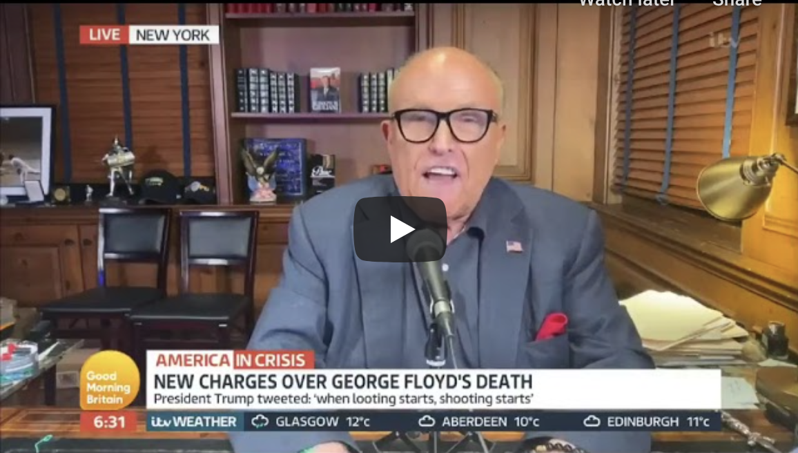Car crash TV interview