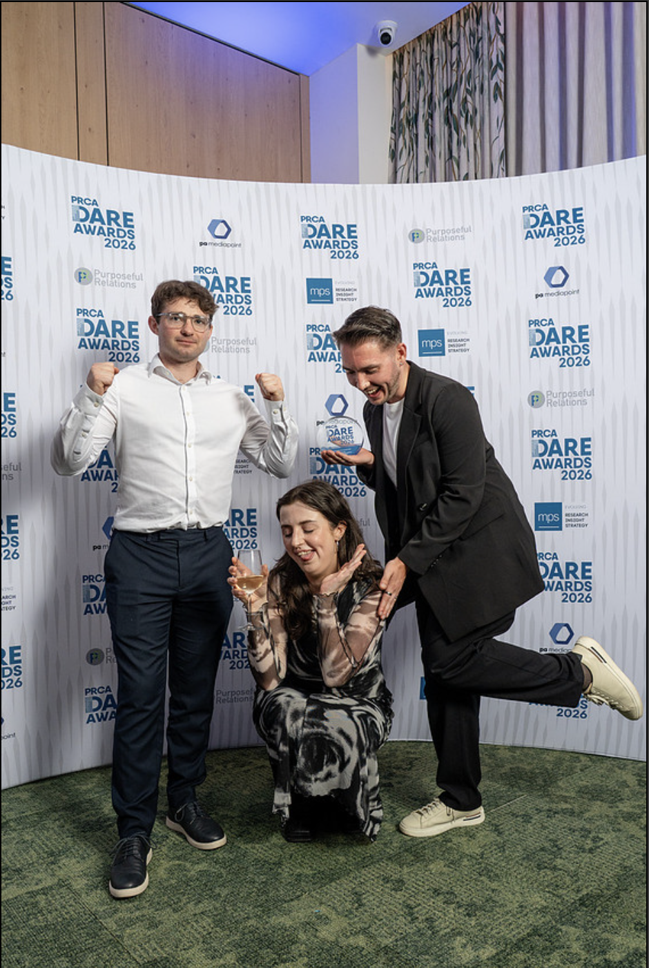 The PRAO team at the awards.