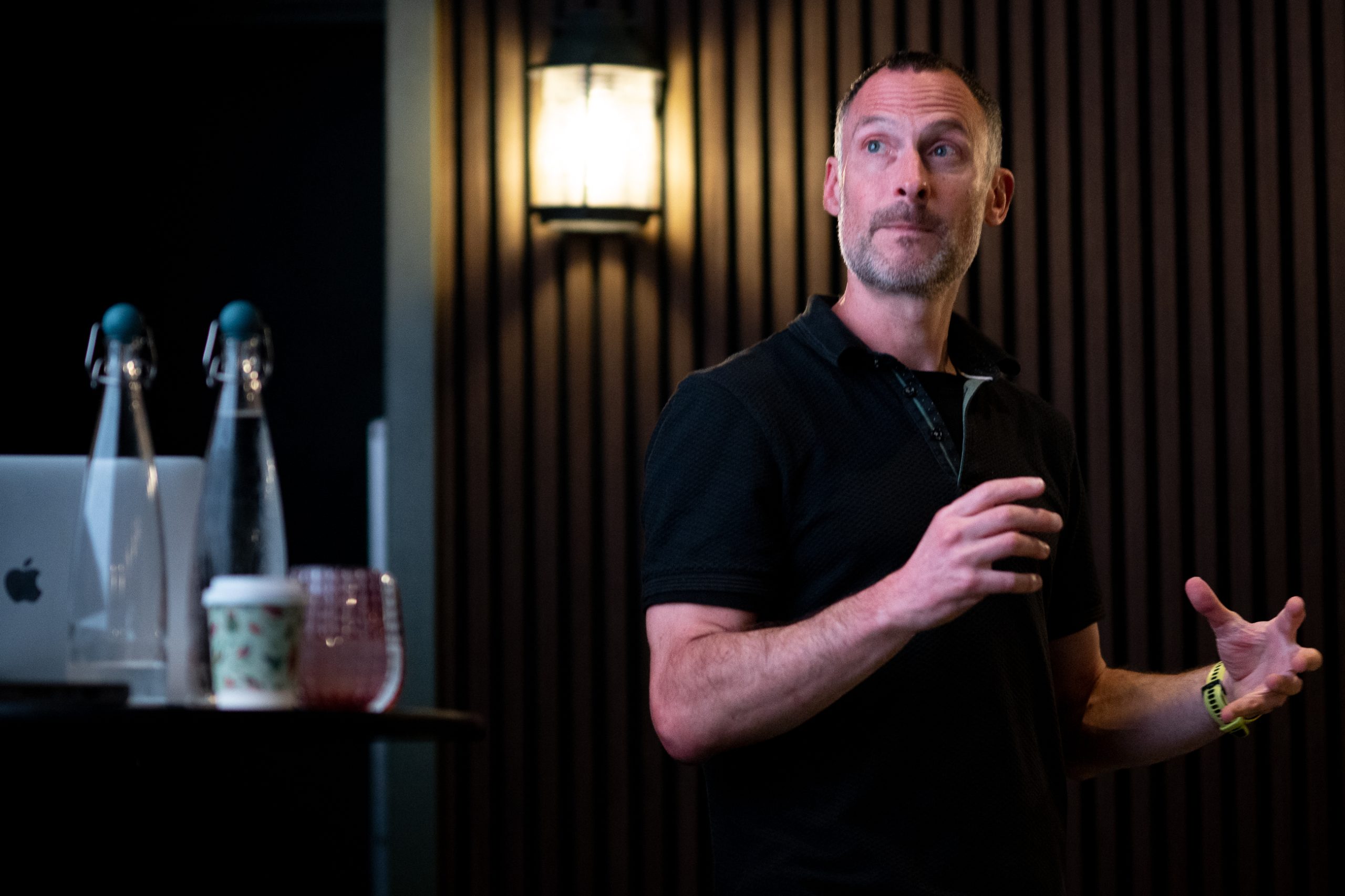 Steve at an event.